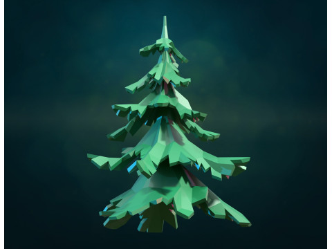 Christmas Fir Tree LP 3D 打印模型