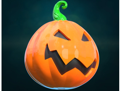 Print ready Pumpkin head 3D Baskı Modeli