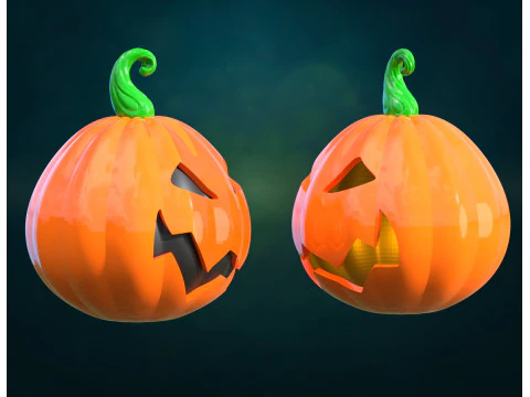 Print ready Pumpkin head 3D Print Model