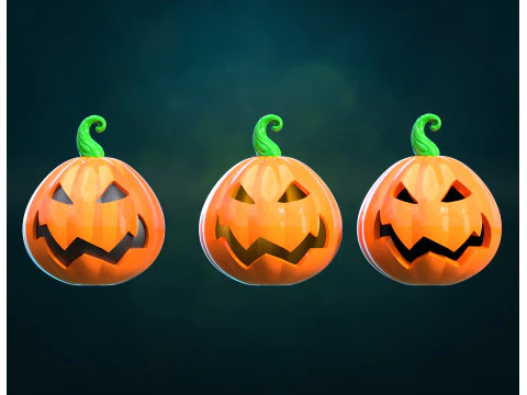 Print ready Pumpkin head 3D Print Model