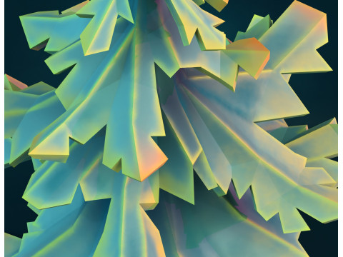 चीड़ के पेड़ की बनावट 3D प्रिंट मॉडल