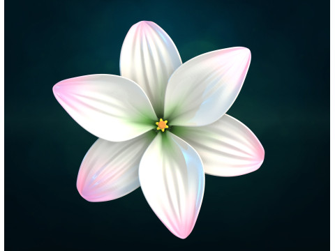 Квітка лілії II 3D Принт Модель