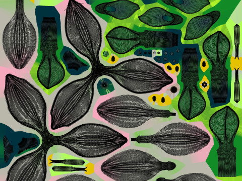 Lily II flower Assembly 3D Print Model