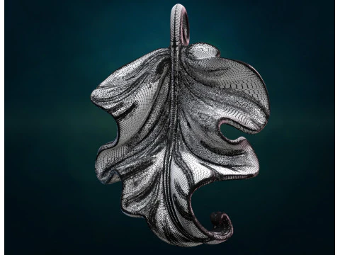 Belle feuille Modèle 3D