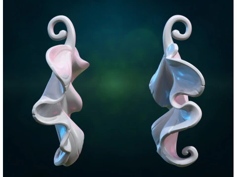 Belle feuille Modèle 3D