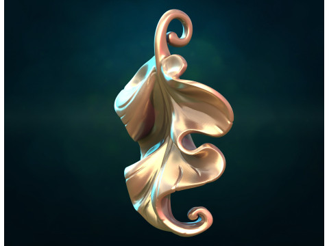 Beautiful Leaf 3D Model