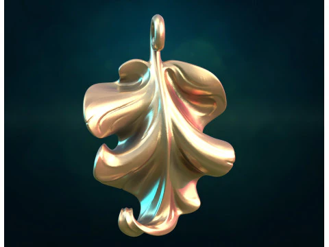 Belle feuille Modèle 3D