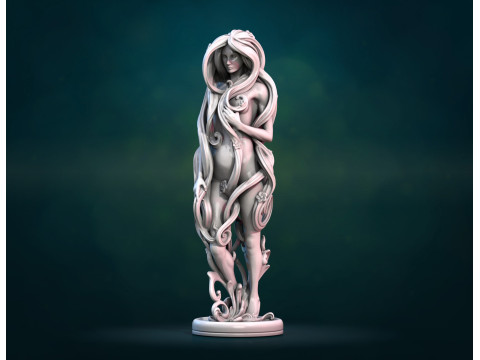 Dryad female statue 3D Model
