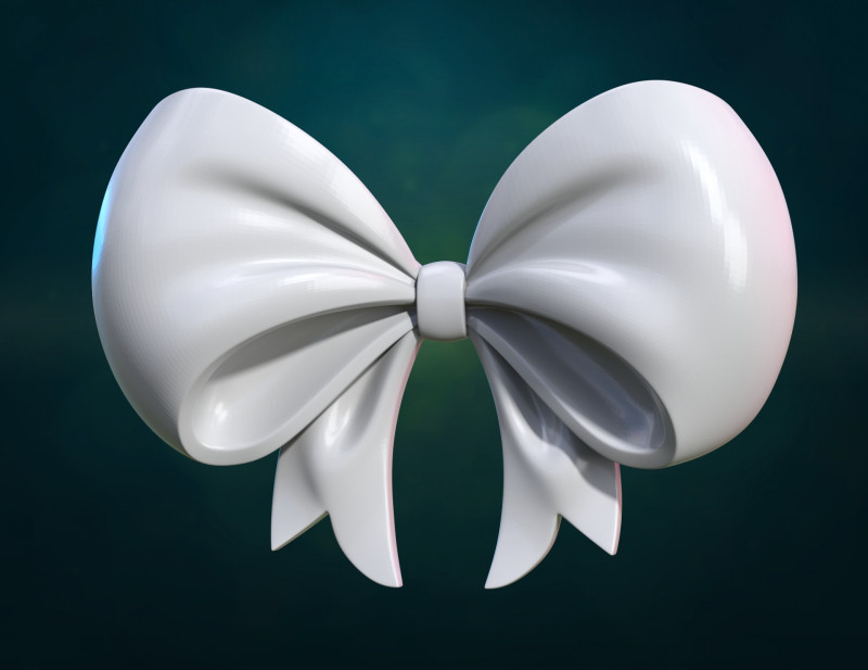 Cinta de lazo ondeando Modelo 3D .c4d .max .obj .3ds .fbx .stl .blend 