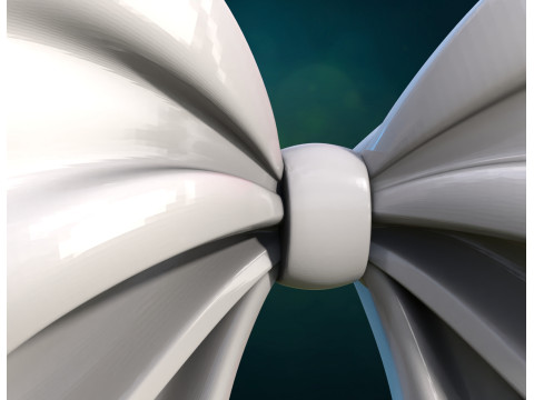 Cinta de lazo ondeando Modelo 3D