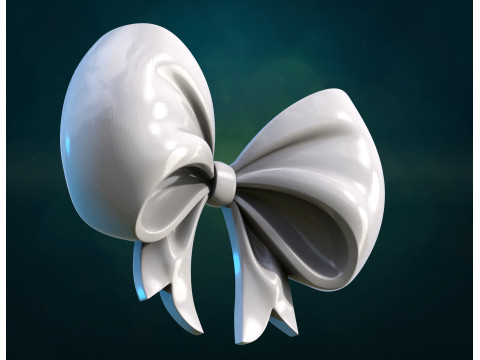 Cinta de lazo ondeando Modelo 3D