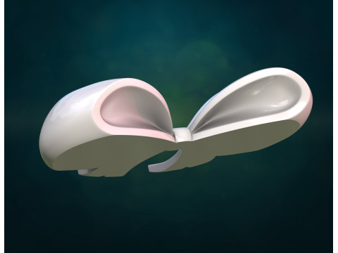 Cinta de lazo ondeando Modelo 3D