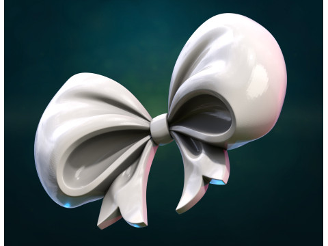 Cinta de lazo ondeando Modelo 3D