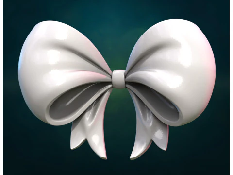 Bow ribbon billowing II 3D Print Model