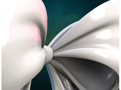 Cinta de lazo ondeando II Modelo de impresión 3D