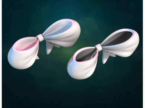 Bow ribbon billowing II 3D Print Model