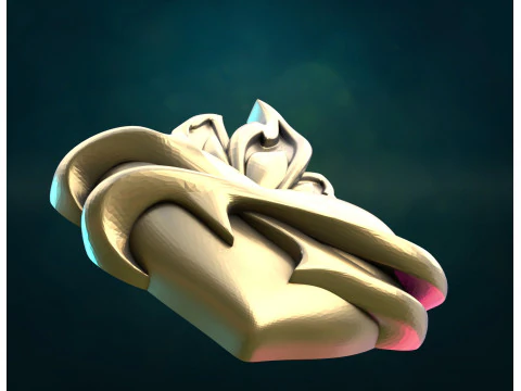 Flame heart and Pendant 3D Print Model
