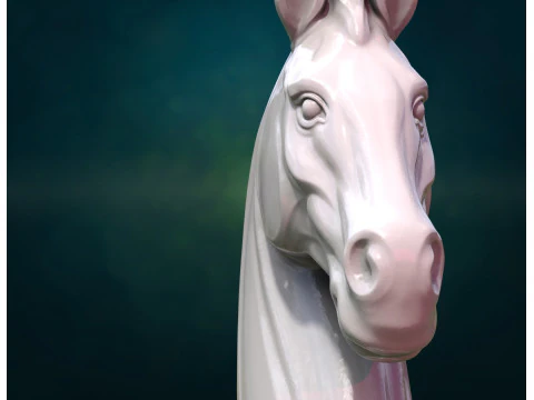 Chess knight horse pendant 3D Print Model