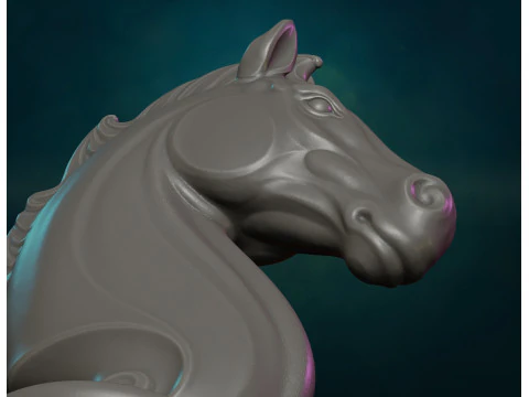 Chess knight horse pendant 3D Print Model