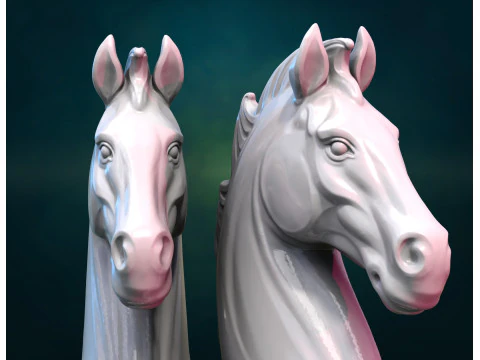 Chess knight horse pendant 3D Print Model