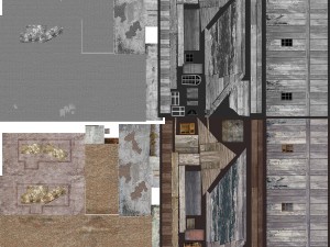 old house low poly Modelo 3D