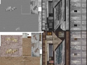old house low poly 3D Model