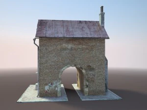 old house low poly 3D Model