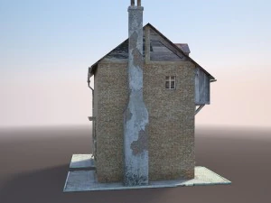 old house low poly 3D Model