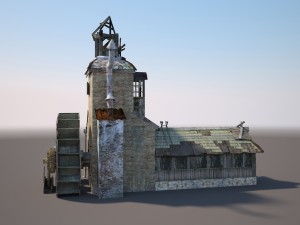 abandoned farm Modèle 3D