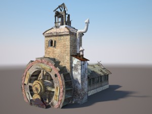 abandoned farm Modèle 3D