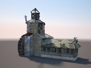 abandoned farm Modèle 3D