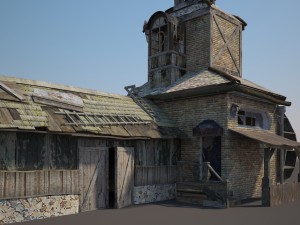 abandoned farm Modèle 3D