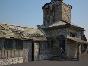 abandoned farm 3D Model