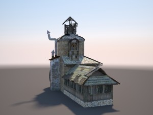 abandoned farm Modèle 3D