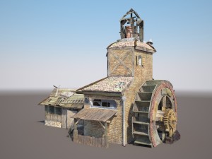abandoned farm Modèle 3D