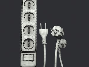 electric extension Modelo 3D