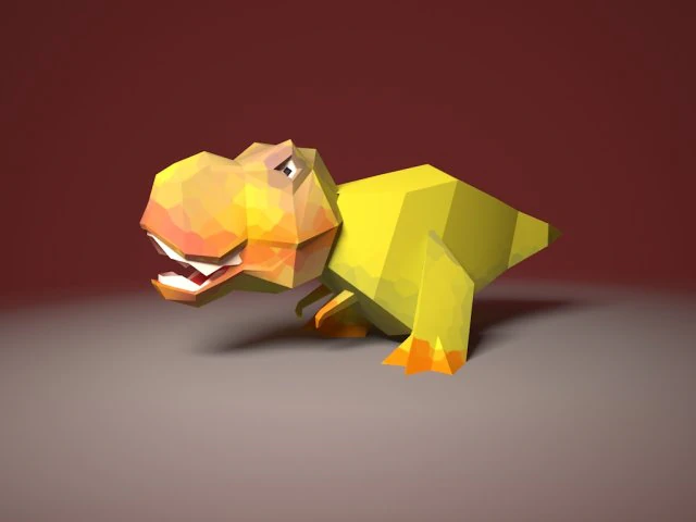 dinosaur rex 3D Model .c4d .max .obj .3ds .fbx .stl .blend