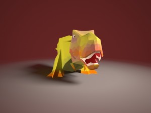 dinosaur rex Modèle 3D