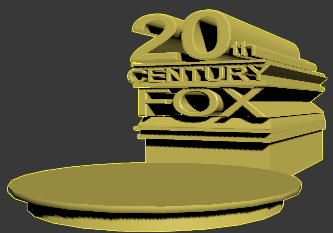 20th fox 3d. 3d модель логотипа 20 сенчури Фокс. 20th Century Fox 3d model. 20th Century Fox 3d Max. Century Fox 20th зажигалка.