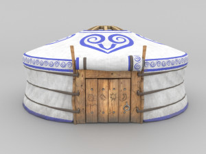 Yurt nomad tent 3D Model