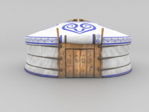Yurt nomad tent 3D Model