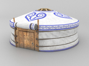 Yurt nomad tent 3D Model