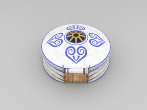 Yurt nomad tent 3D Model