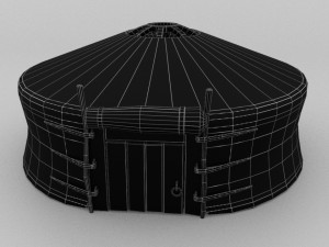 Yurt nomad tent 3D Model