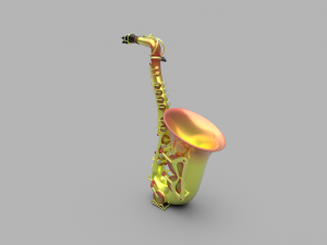 Saxophone 3D 모델