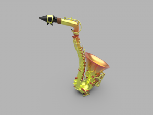 Saxophone 3D 모델