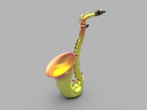 Saxophone 3D 모델