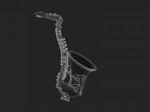 Saxophone 3D 모델