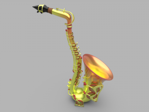 Saxophone 3D 모델