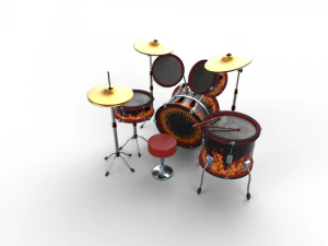 Барабаны 3D Модель